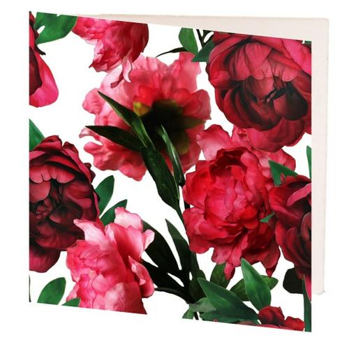 image of Card Red Peonies 